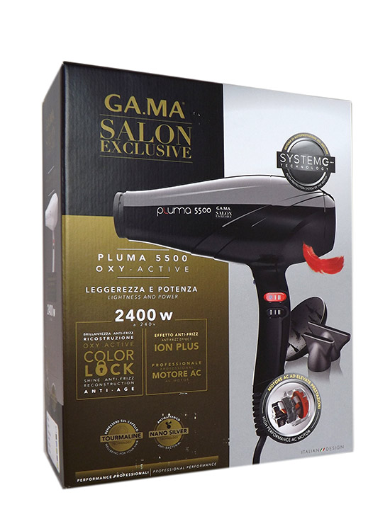 GAMA SUSZARKA PLUMA 5500 OXY ACTIVE CZARNA 2400W