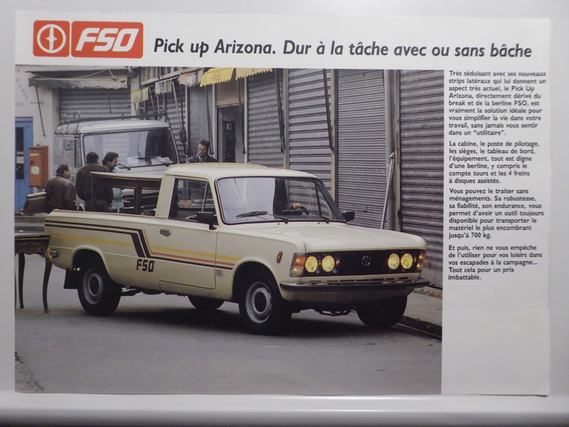 FSO Polski Fiat 125p PICK UP francuski UNIKAT