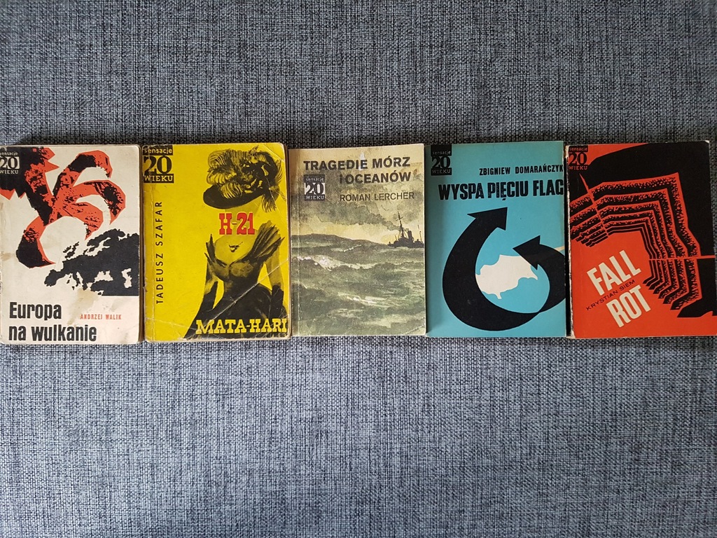 Sensacje XX Wieku Seria Wydawnicza MON 5 sztuk