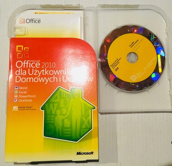 Office 2010 dla u. domowych i uczniów 3 PC BOX PL
