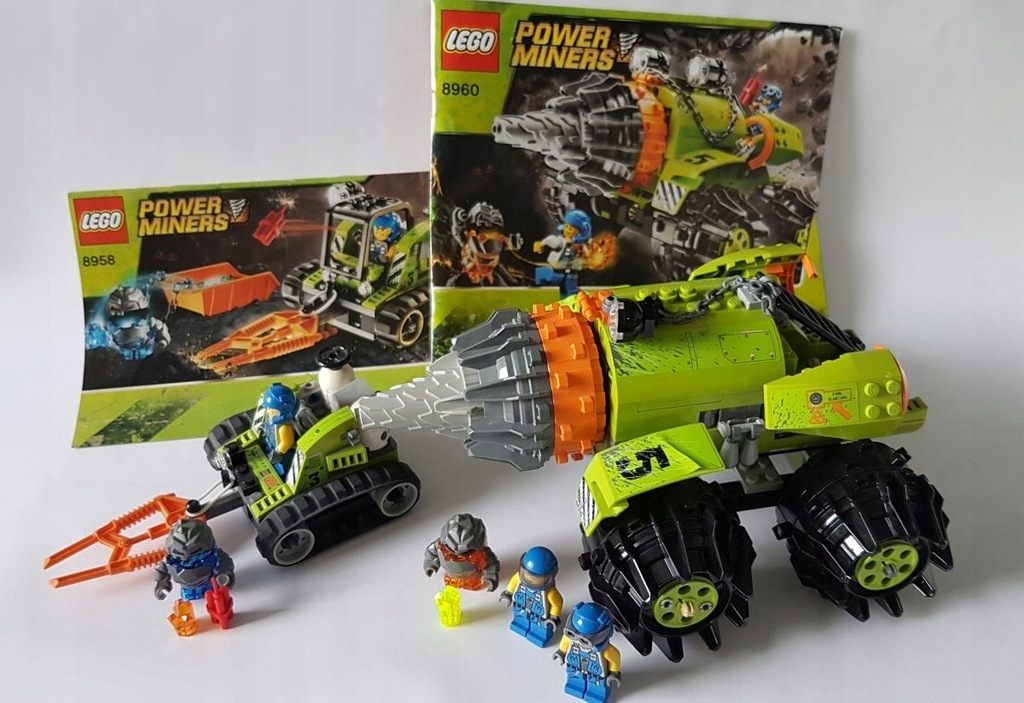 Klocki Lego 2 zestawy Power Miners 8960 oraz 8958