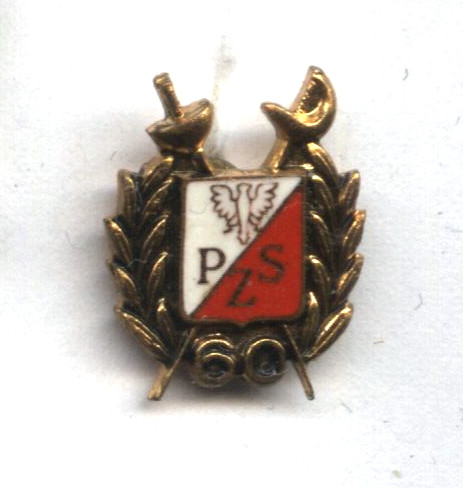 odznaka PZS 60 lat Szermierka Polski Związek