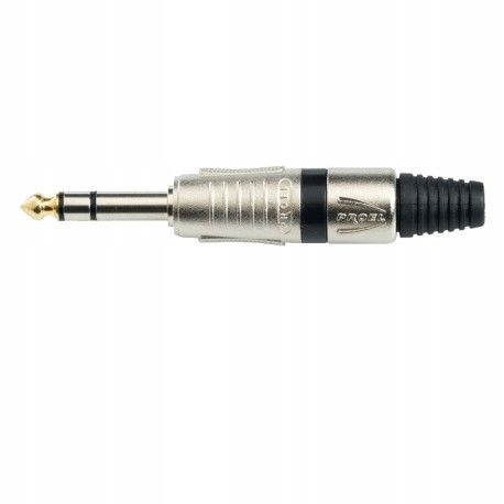 Proel S3CPROBK Jack stereo profesjonalny, odlewane