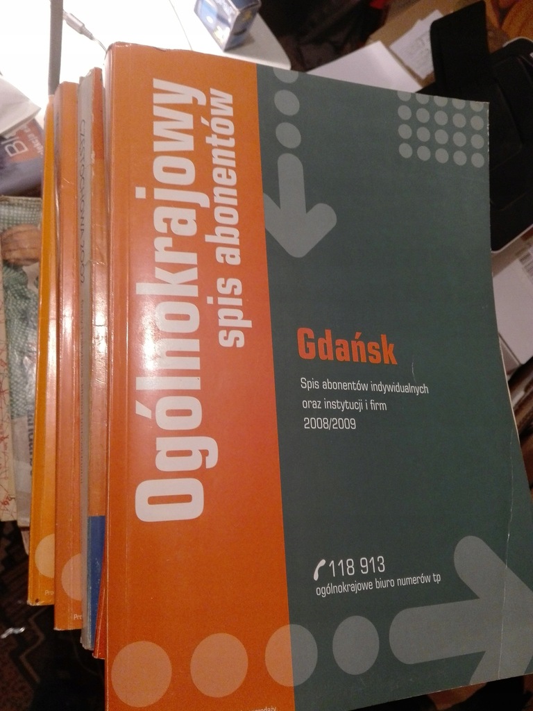 KSIĄŻKA TELEFONICZNA GDAŃSK 2008 SPIS TELEFONÓW