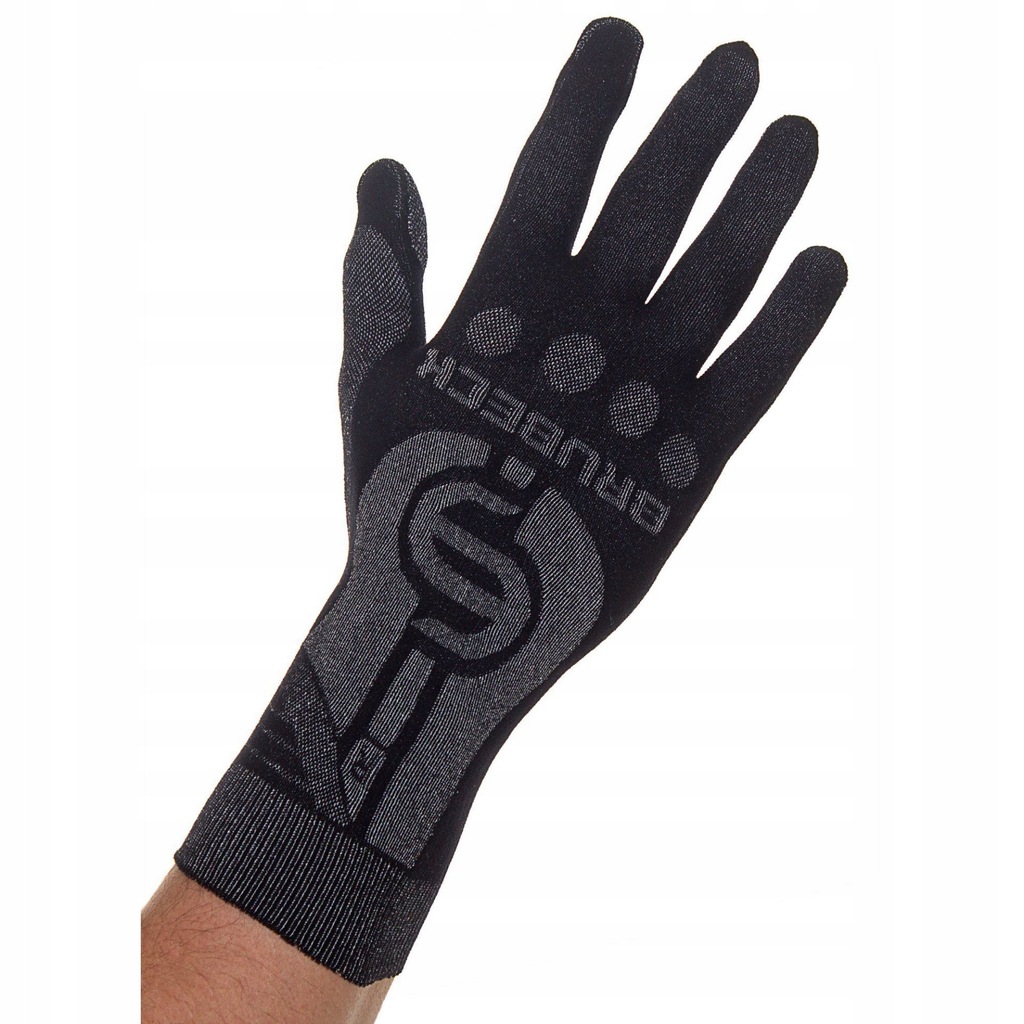 Uniwersalne czarne rękawiczki termoaktywne S/M