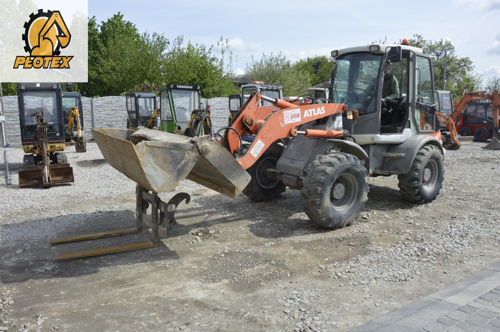 Ładowarka ATLAS AR80 2001r ŁYŻKA OTWIERANA 2szt