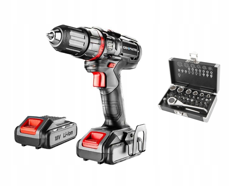 Wiertarko-wkrętarka Graphite 58G225 18V +WIERTŁA