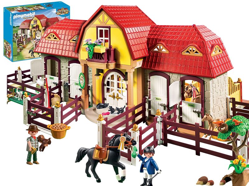 CHS PLAYMOBIL STADNINA KONI Z BOKSAMI GRATISY 5221