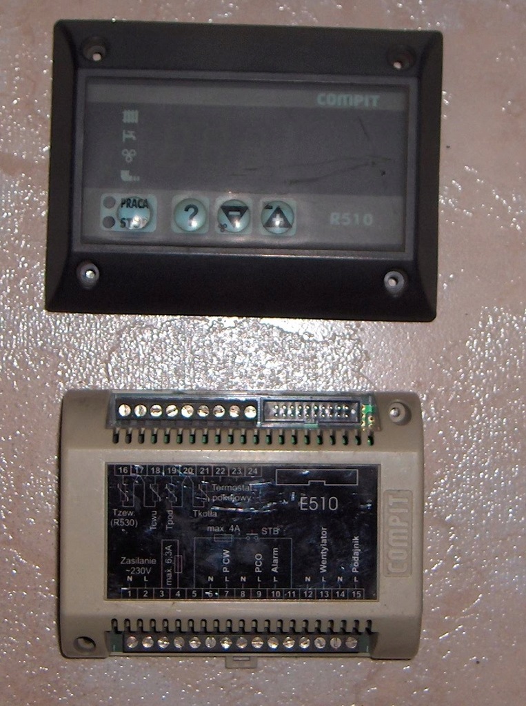 Regulator Compit moduł E510 i panel R510 pół ceny