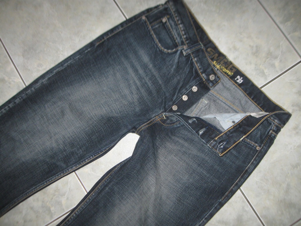 SMOG SUPER SPODNIE JEANS MĘSKIE 36/33