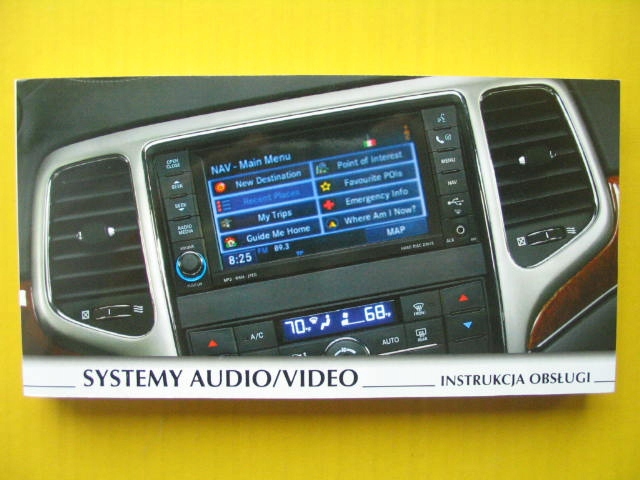 Chrysler Polska instrukcja nawigacji radia Jeep