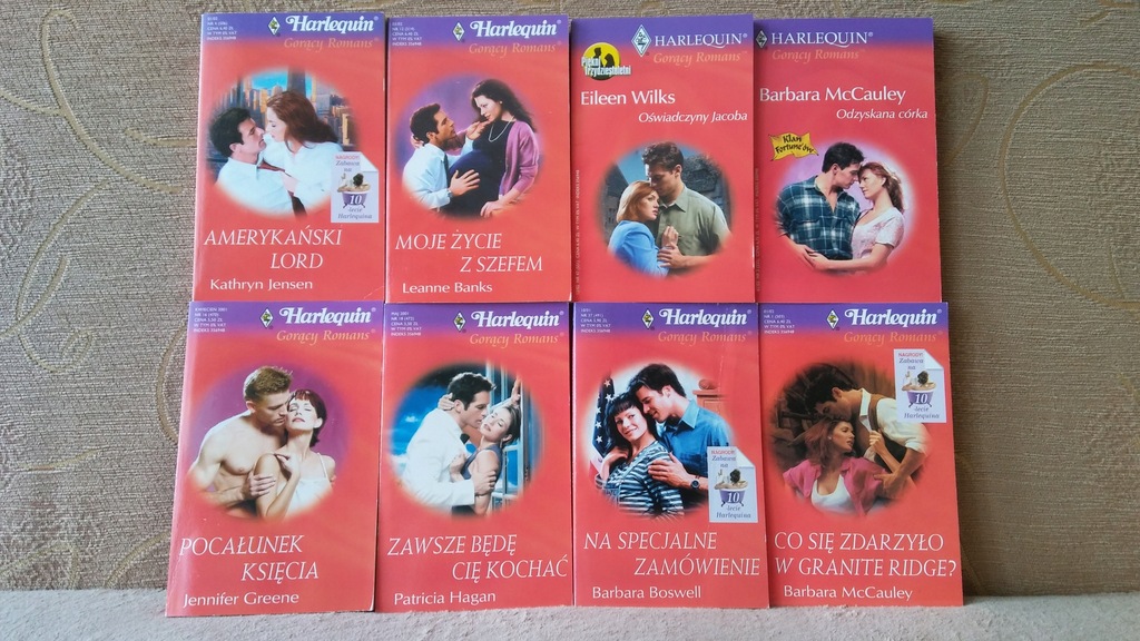 20 Książki Harlequin z serii Desire 16 szt Romans