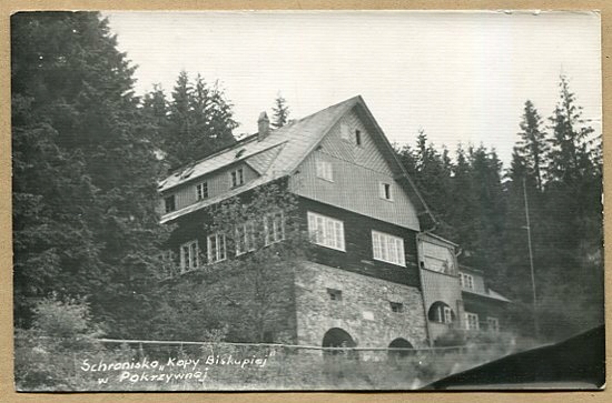 POKRZYWNA / BISKUPIA KOPA :: Schronisko : 1967
