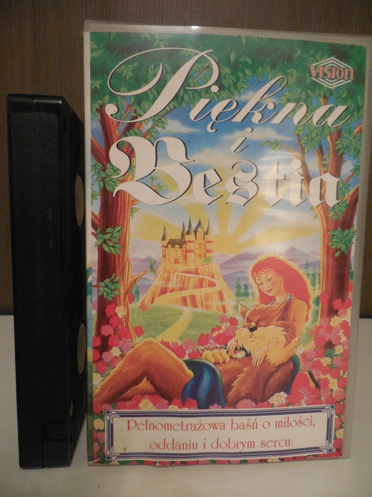 VHS Piękna i Bestia 1992 VISION Lektor PL - 7740584877