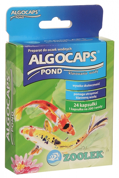 PREPARAT NA GLONY Algocaps Pond Zoolek 24 TABLETKI