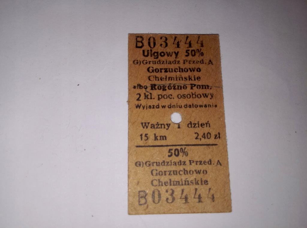 GRUDZIĄDZ PRZEDMIEŚCIE - GORZUCHOWO CHEŁMIŃSKIE