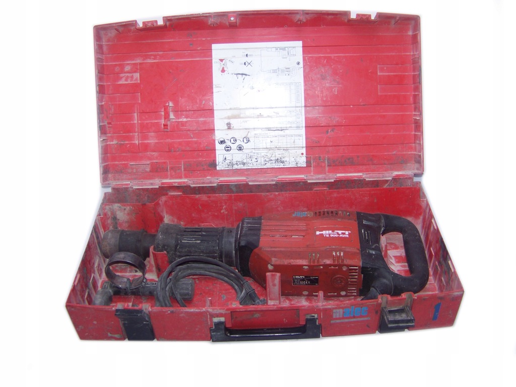 MŁOT HILTI TE 905 WALIZKA, NA CZĘŚCI SŁABY UDAR