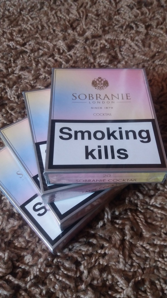 SOBRANIE COCKTAIL. EKSKLUZYWNE . PAYU !!