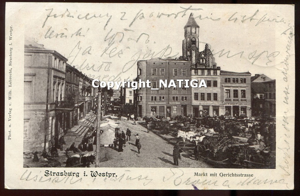 Brodnica Strasburg Westpreussen Gerichtstr. 1901