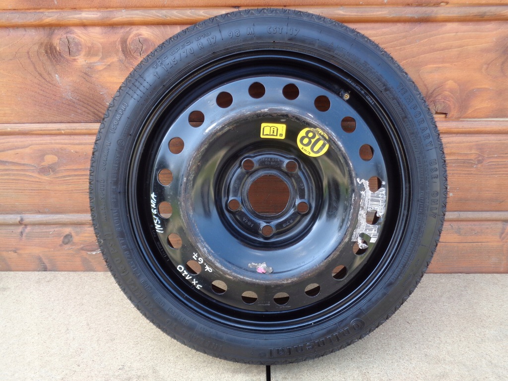 KOŁO DOJAZDOWE OPEL INSIGNIA 17" 5X120
