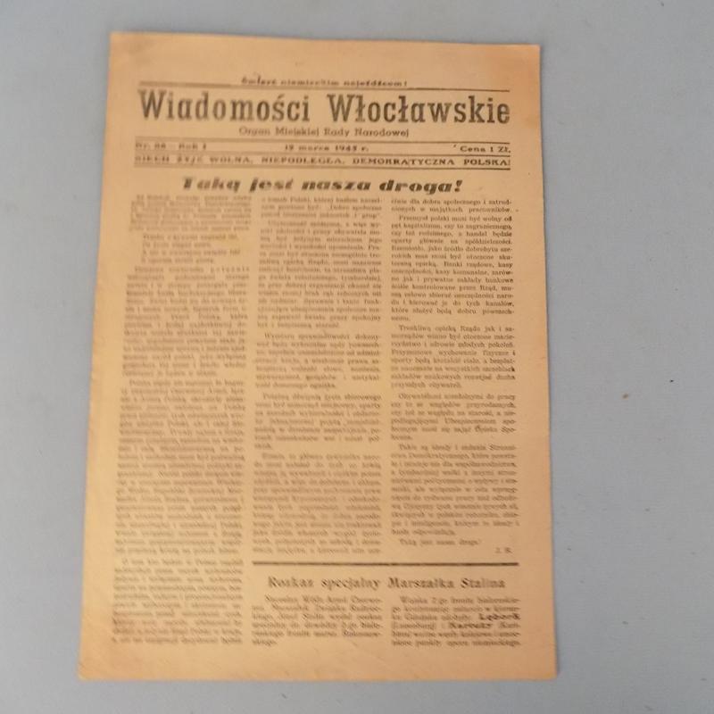 WIADOMOŚCI WŁOCŁAWSKIE III.1945