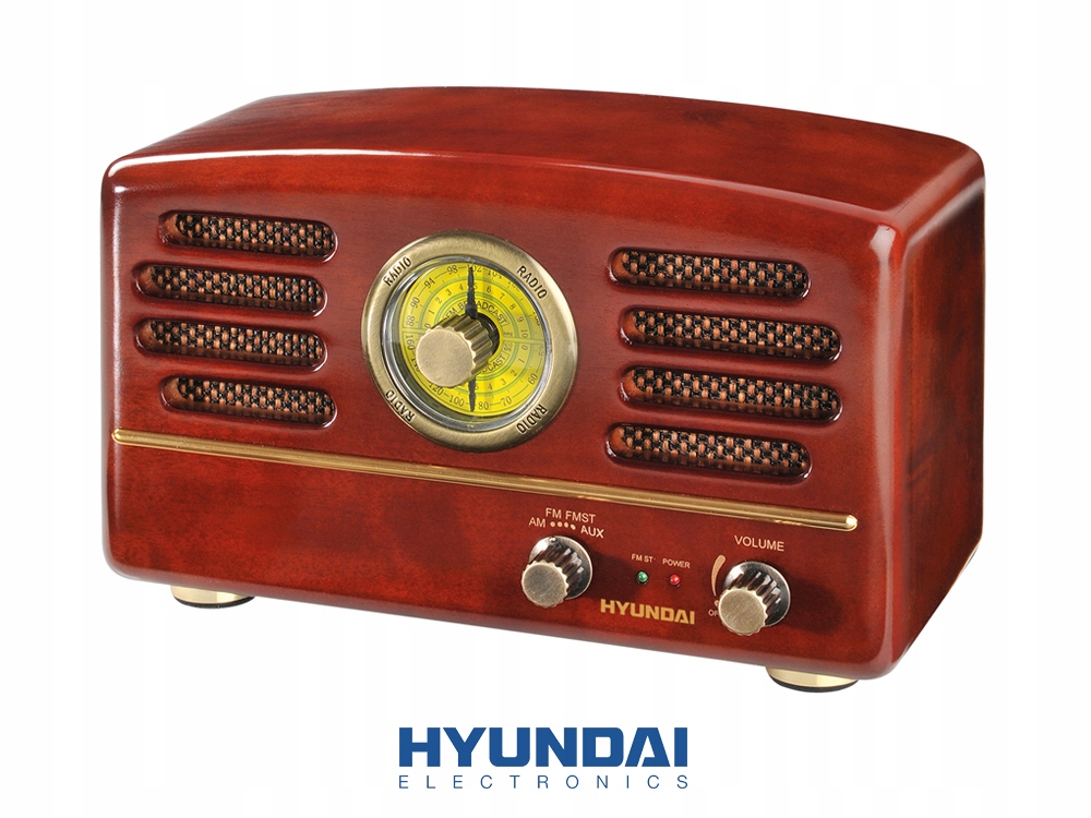 Radioodtwarzacz Hyundai RETRO RA202C Drewno FM AUX