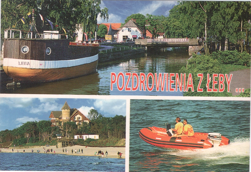 ŁEBA - PORT +  KUTER i DOM FWP NEPTUN - 1995R