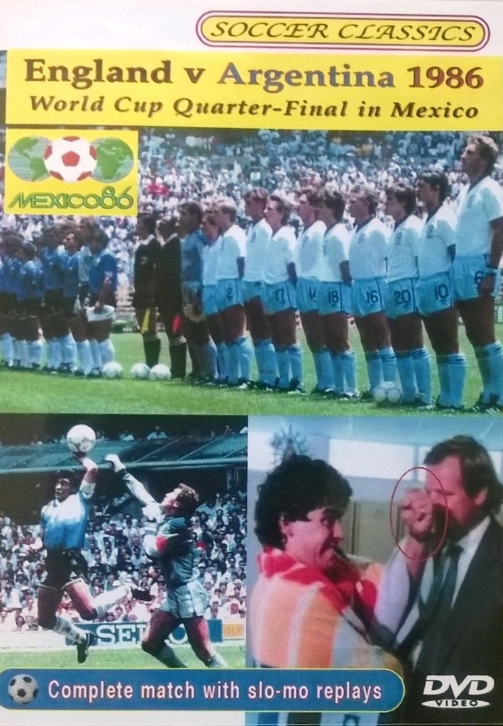 Mecz na DVD FIFA World Cup 1986: Anglia-Argentyna