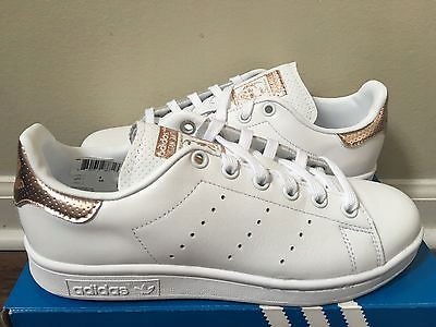 stan smith white rose gold metallic