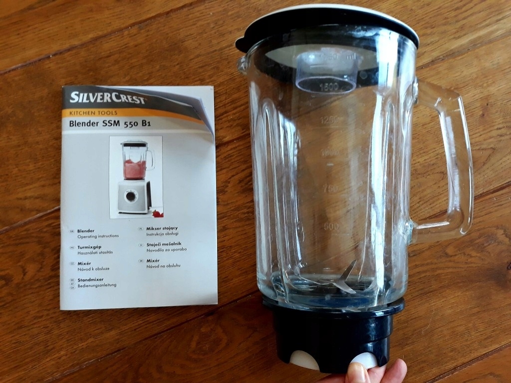 silvercrest blender SSM 550 szklany kielich