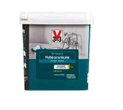V33 Farba RENOWACYJNA do płytek ceramicznych 0,75l