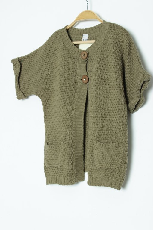 ZARA sweter narzutka  khaki r 140, 9-10 LAT nowa