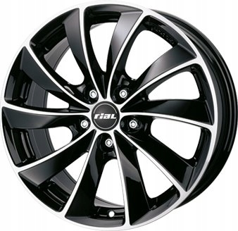 Felgi RIAL - Lugano black 4szt. 17",5X108