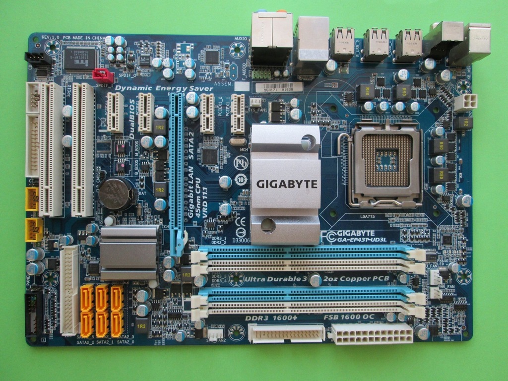 Gigabyte ga ep43t ud3l разгон