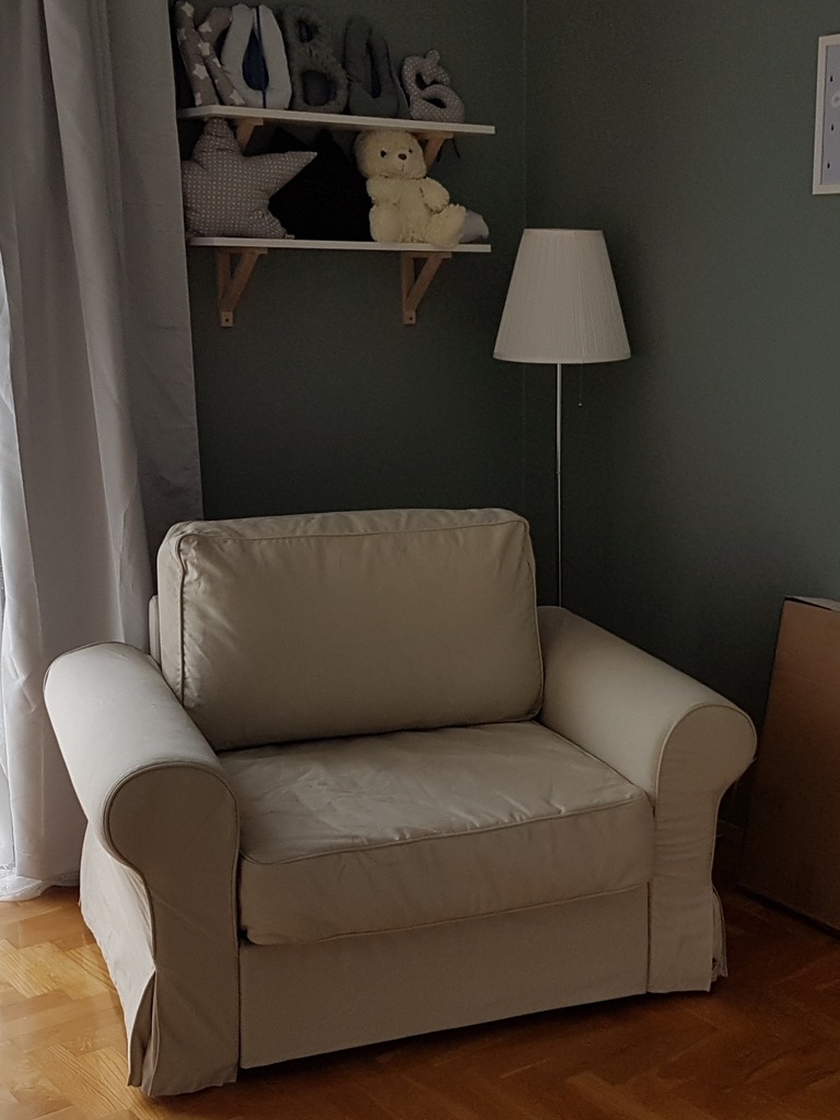 Fotel BACKABRO IKEA rozkładany z funkcją spania
