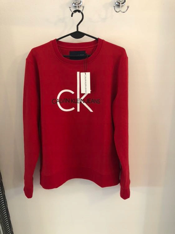 Bluza Czerwona Damska Calvin Klein R L 7781214724 Oficjalne Archiwum Allegro