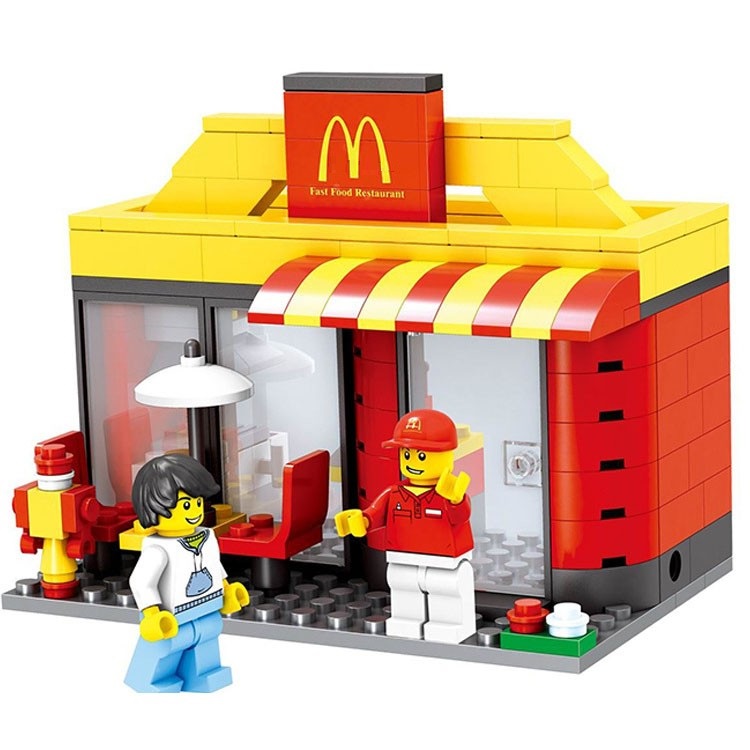 Klocki city restauracj Mc Donald sklep PL