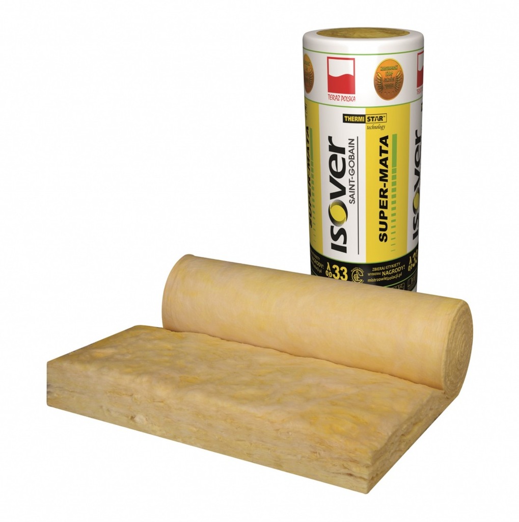 ISOVER WEŁNA MINERALNA SUPER-MATA 3 cm 30 mm ROLKA