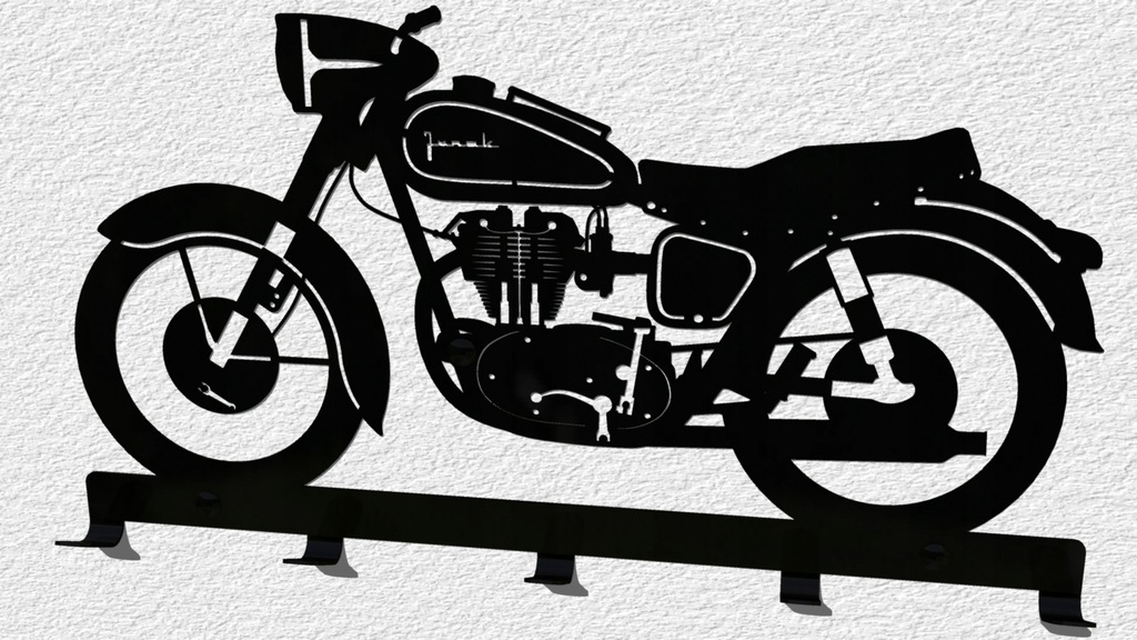 Wieszak na ubrania - motocykl Junak M10
