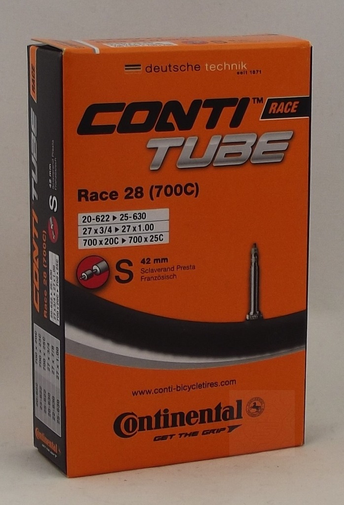 Dętka CONTINENTAL Race 700x20-25C 42mm