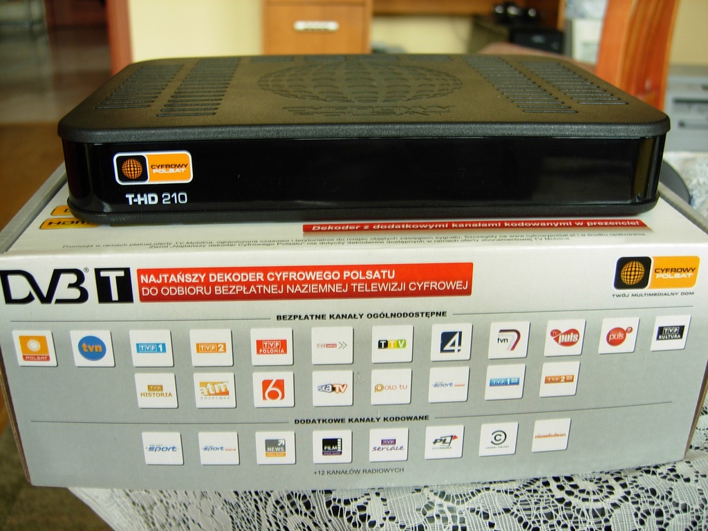 Dekoder dvb-t mpeg4 Cyfrowy Polsat T-HD210
