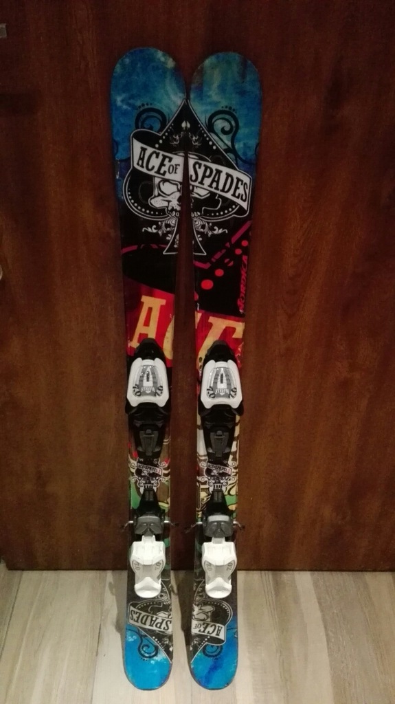 Narty Nordica Ace of Spades J 118 cm + wiązania 