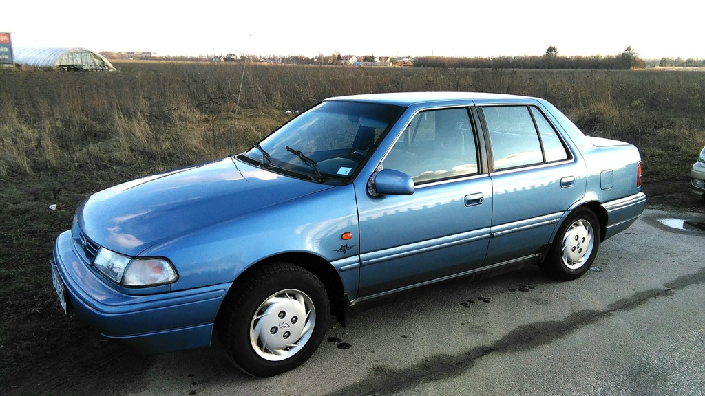 Hyundai Pony , błękitny kucyk w idealnym stanie