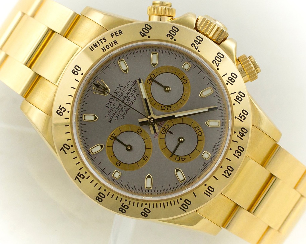 ROLEX DAYTONA COSMOGRAPH 18K GOLD REF.116528