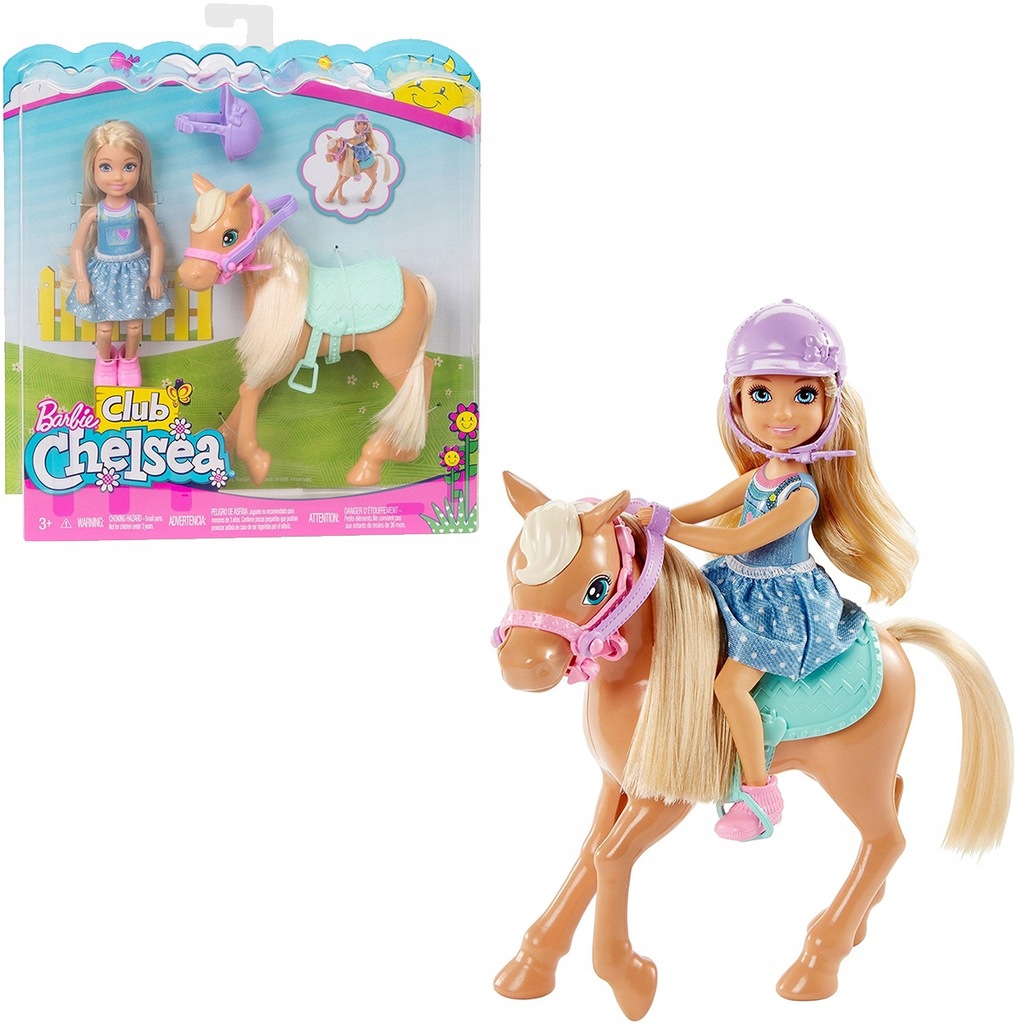 Mattel LALKA BARBIE Chelsea i KUCYK zestaw DYL42