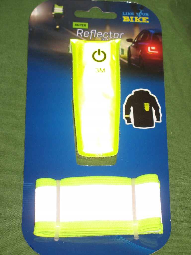 ODBLASK NA ROWER PLECAK KURTKĘ BIKE REFLEKTOR