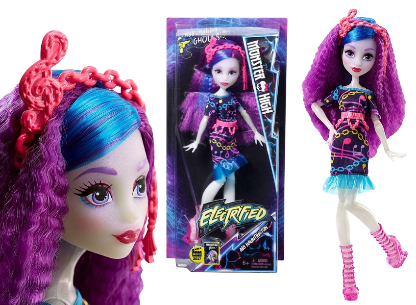 MONSTER HIGH Zelektryzowana LALKA ARI HAUNTINGTON - 7249378806 ...