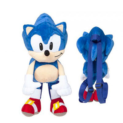 JEŻ SONIC  MASKOTKA PLECAK 35CM Sonic the Hedgehog