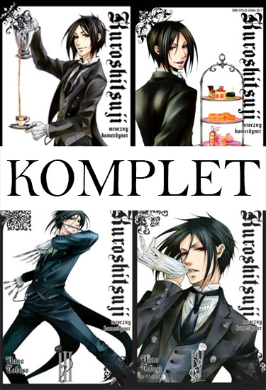 KUROSHITSUJI TOMY 1-26 KOMPLET PL NOWE MANGI