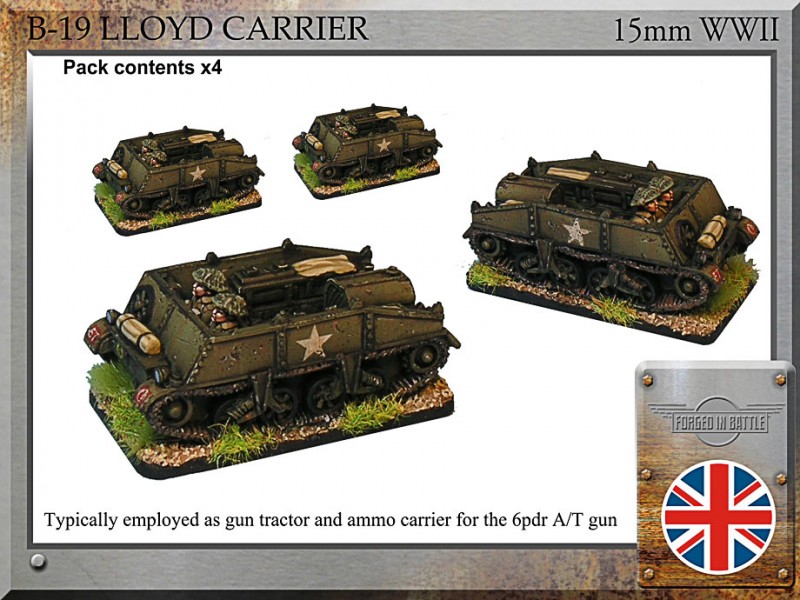 FLAMES OF WAR - British - Lloyd Carriers